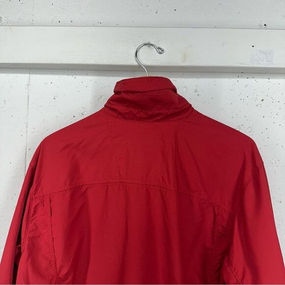 Columbia Men's Size XL Omni Shade Red Long Sleeve Lightweight Button Down Shirt - Picture 5 of 14